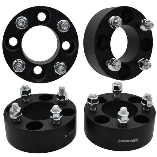 4x4 Wheel Spacers 2 inch 68.5mm Hub Bore M12x1.25 Studs For Yamaha Golf